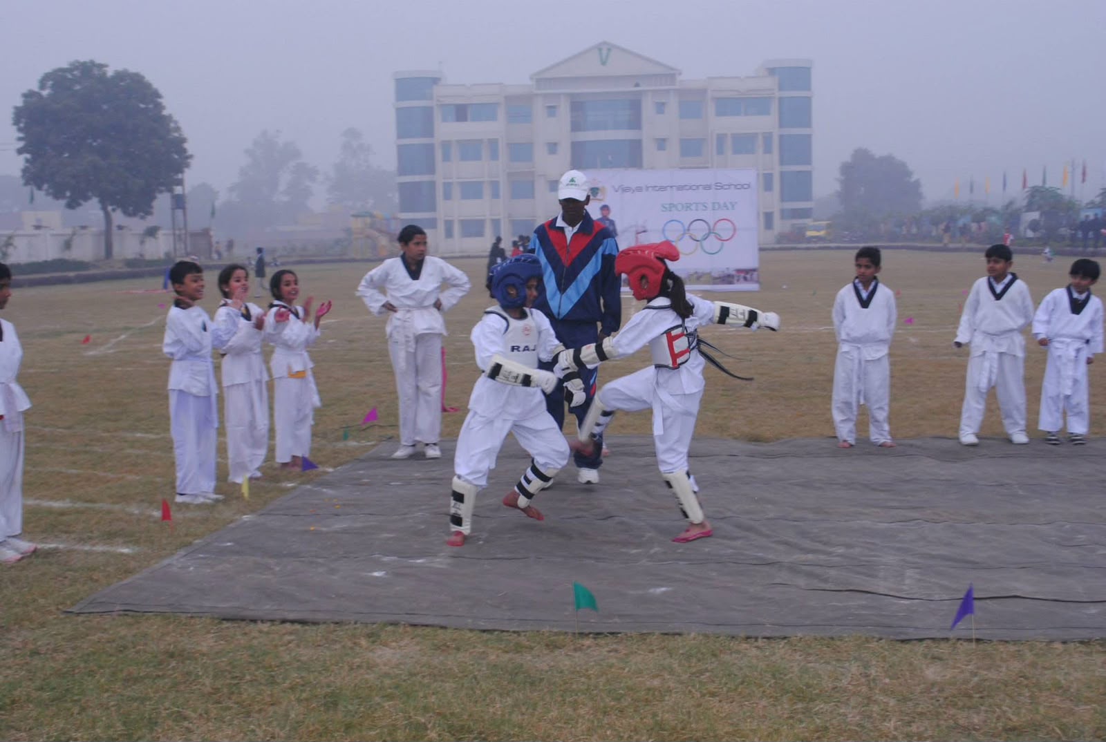 Taekwondo Martial Arts Training Arena Vijaya International School